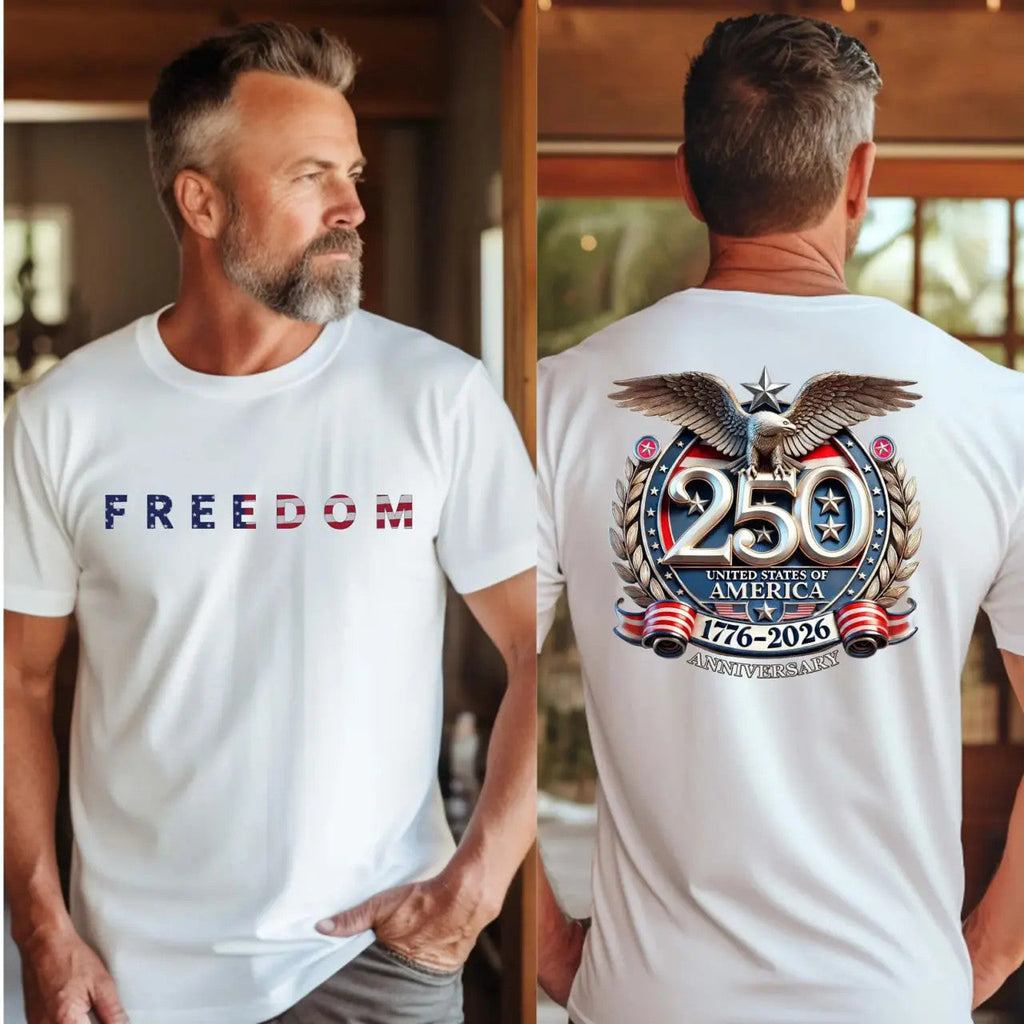 Freedom 250th Anniversary USA 250 Years Independence T-Shirt product image 10