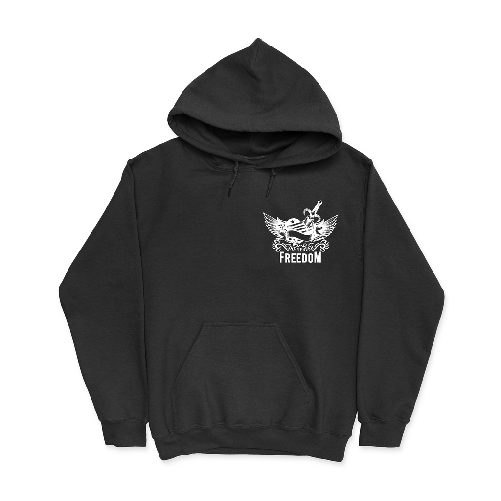 She Served Sisterhood Pullover Hoodie product image 4