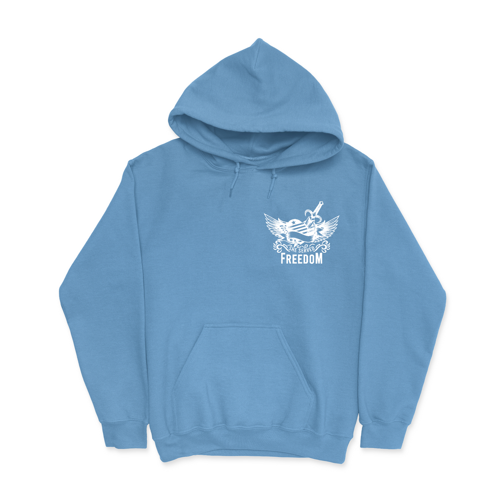 She Served Sisterhood Pullover Hoodie product image 2