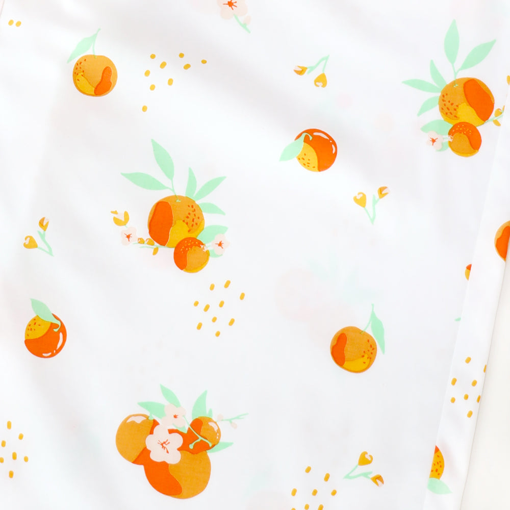 Mandarin Orange Series - Men’s Shirt In White (Classic Fit)