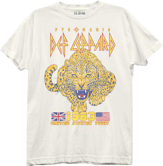 1983 United States Tour Def Leppard T-Shirt product image 1