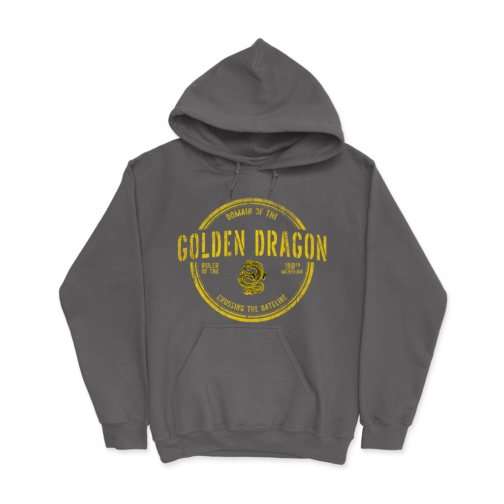 Vintage Golden Dragon Men's Hoodie product image 2