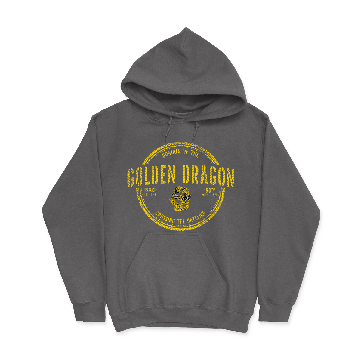 Vintage Golden Dragon Men's Hoodie product image 2