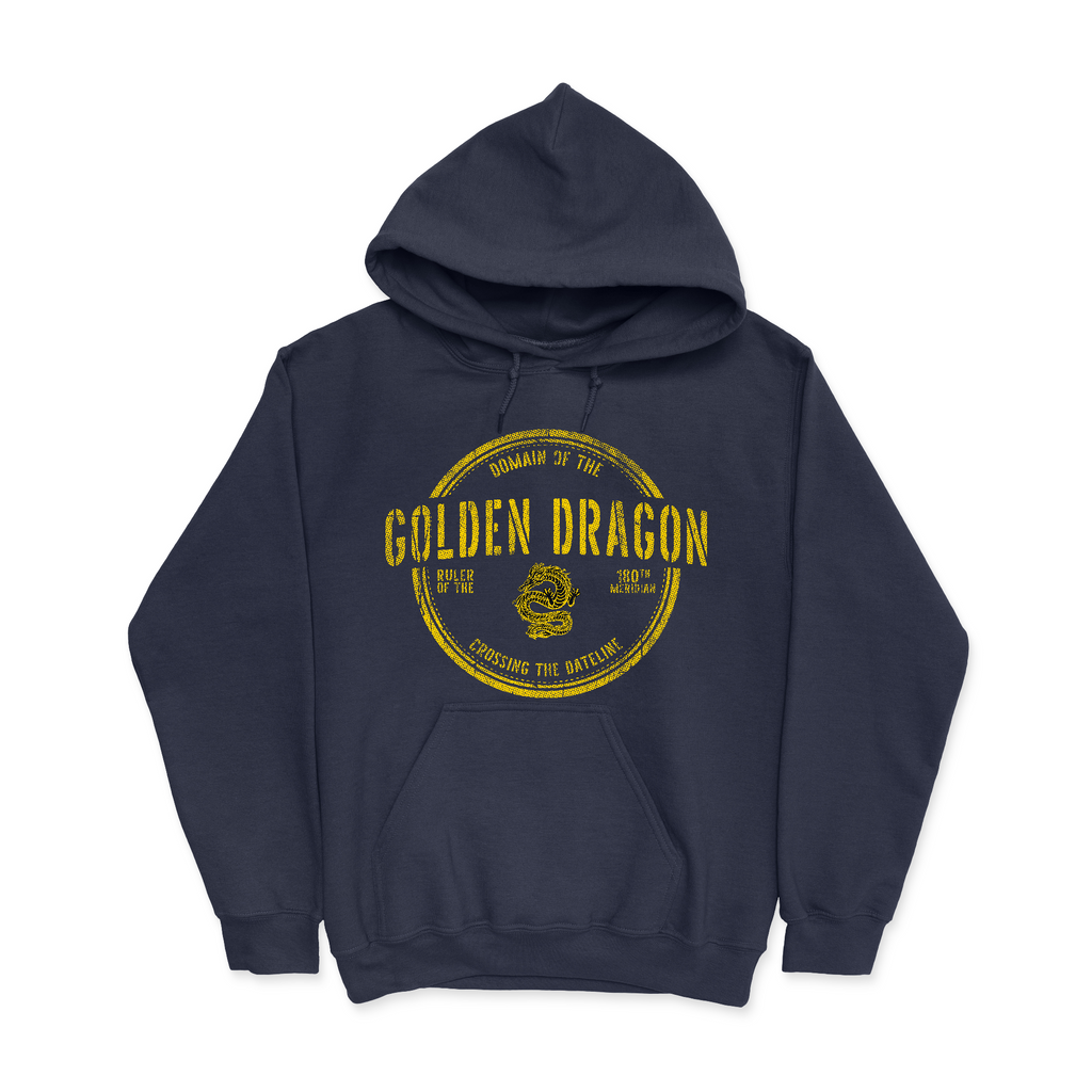 Vintage Golden Dragon Men's Hoodie product image 4