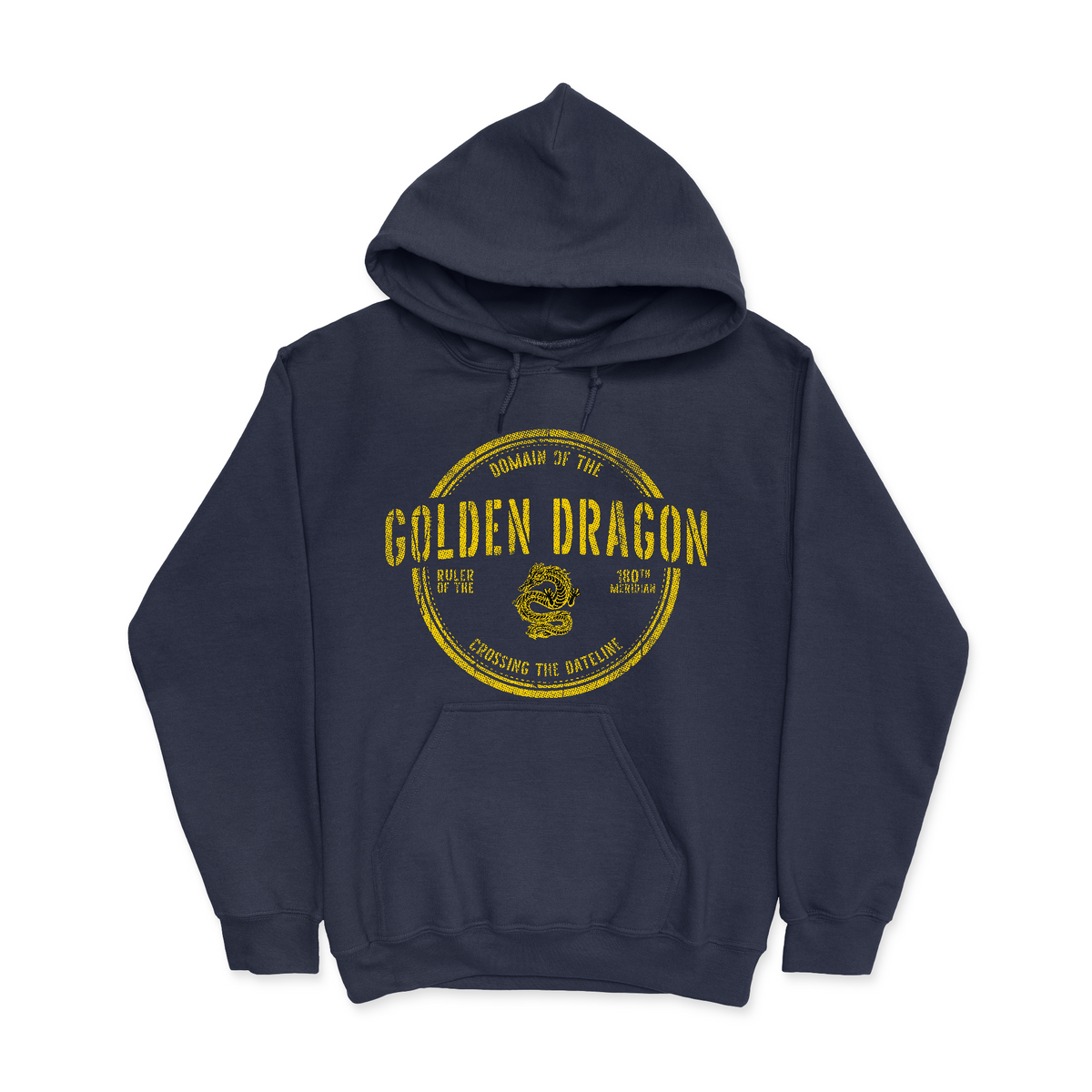 Vintage Golden Dragon Men's Hoodie product image 4