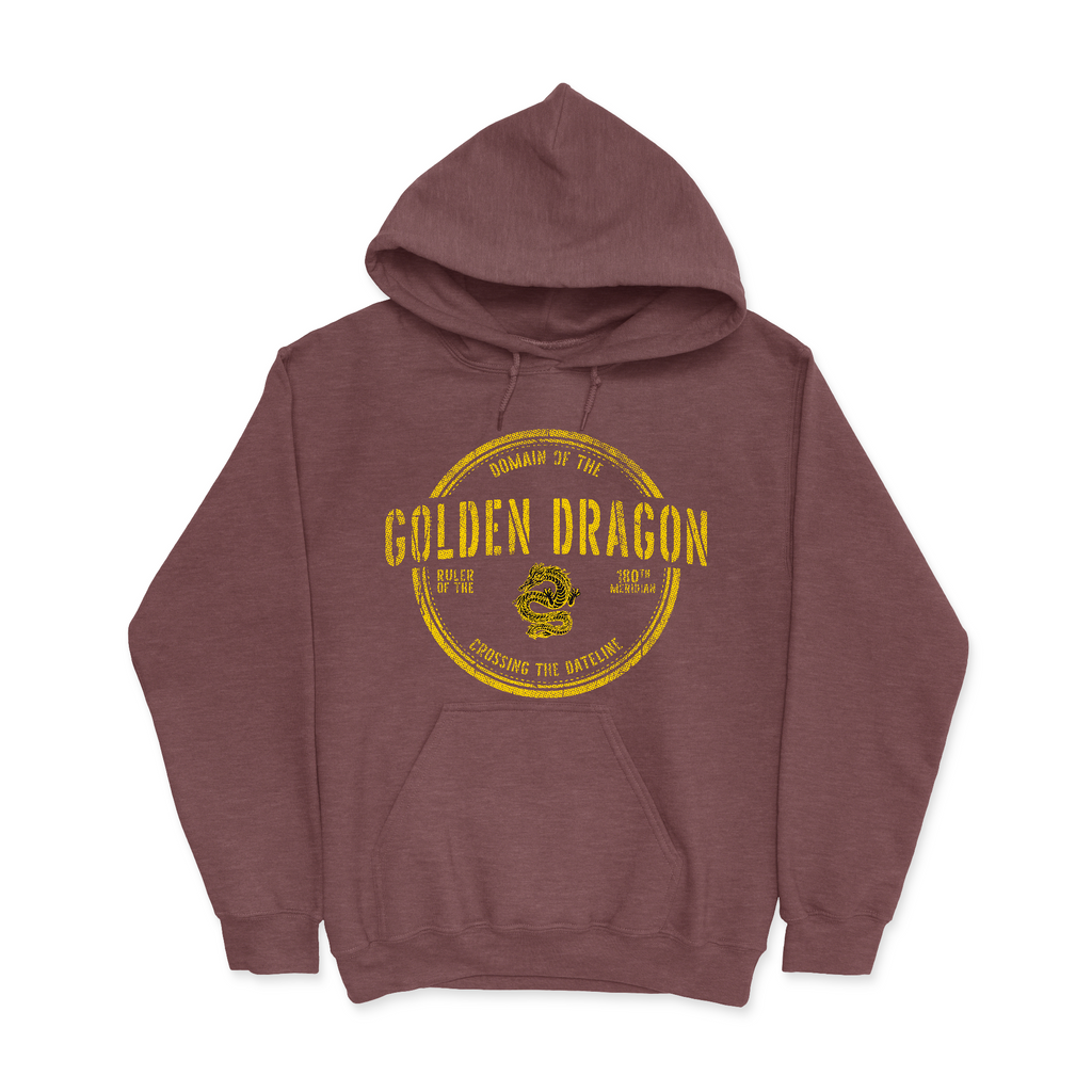 Vintage Golden Dragon Men's Hoodie product image 3