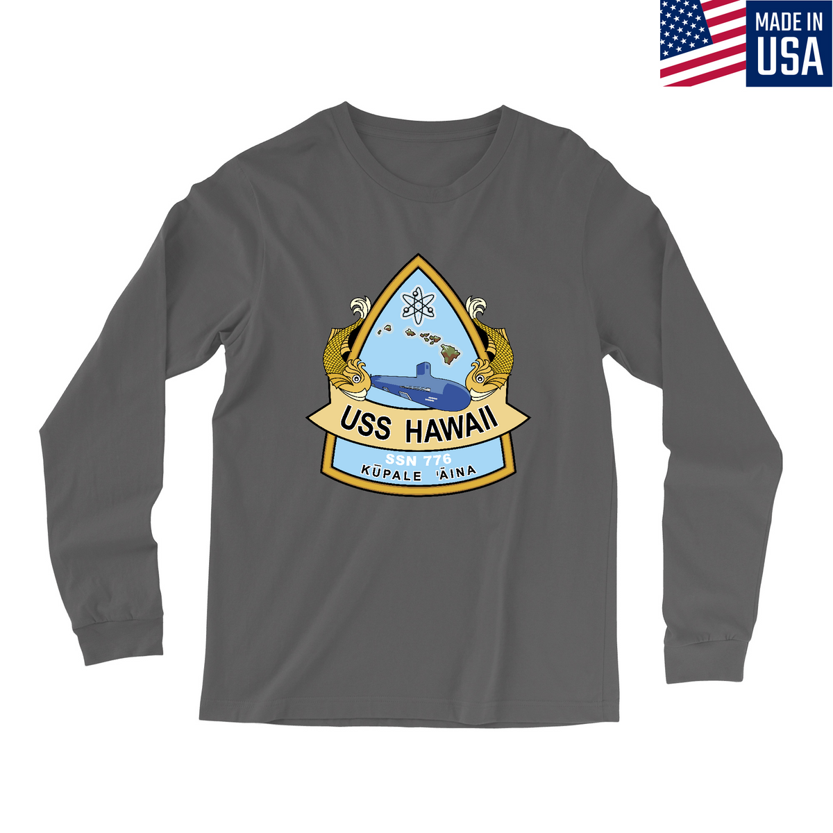 Hawaii Insignia Men's Long Sleeve T-Shirt product image 2