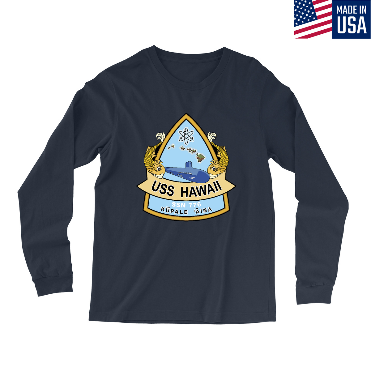 Hawaii Insignia Men's Long Sleeve T-Shirt product image 3