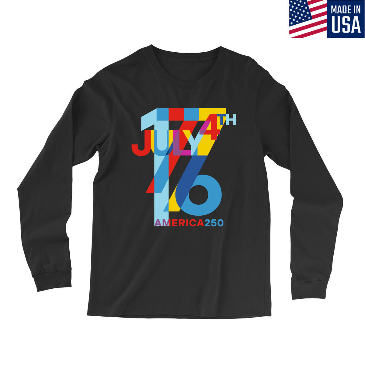 America250 Independence Day Men's Long Sleeve T-Shirt product image 1