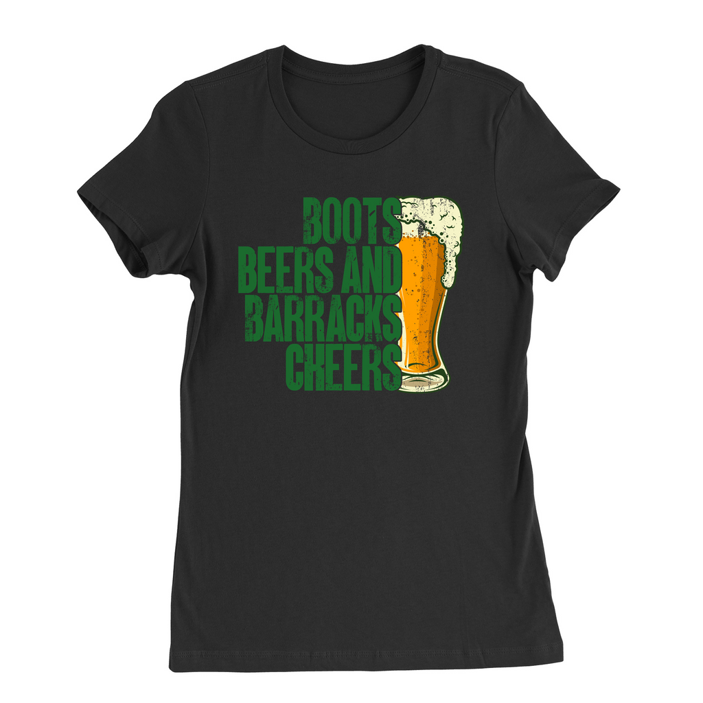 Boots Beers And Barracks Womens T-Shirt product image 1