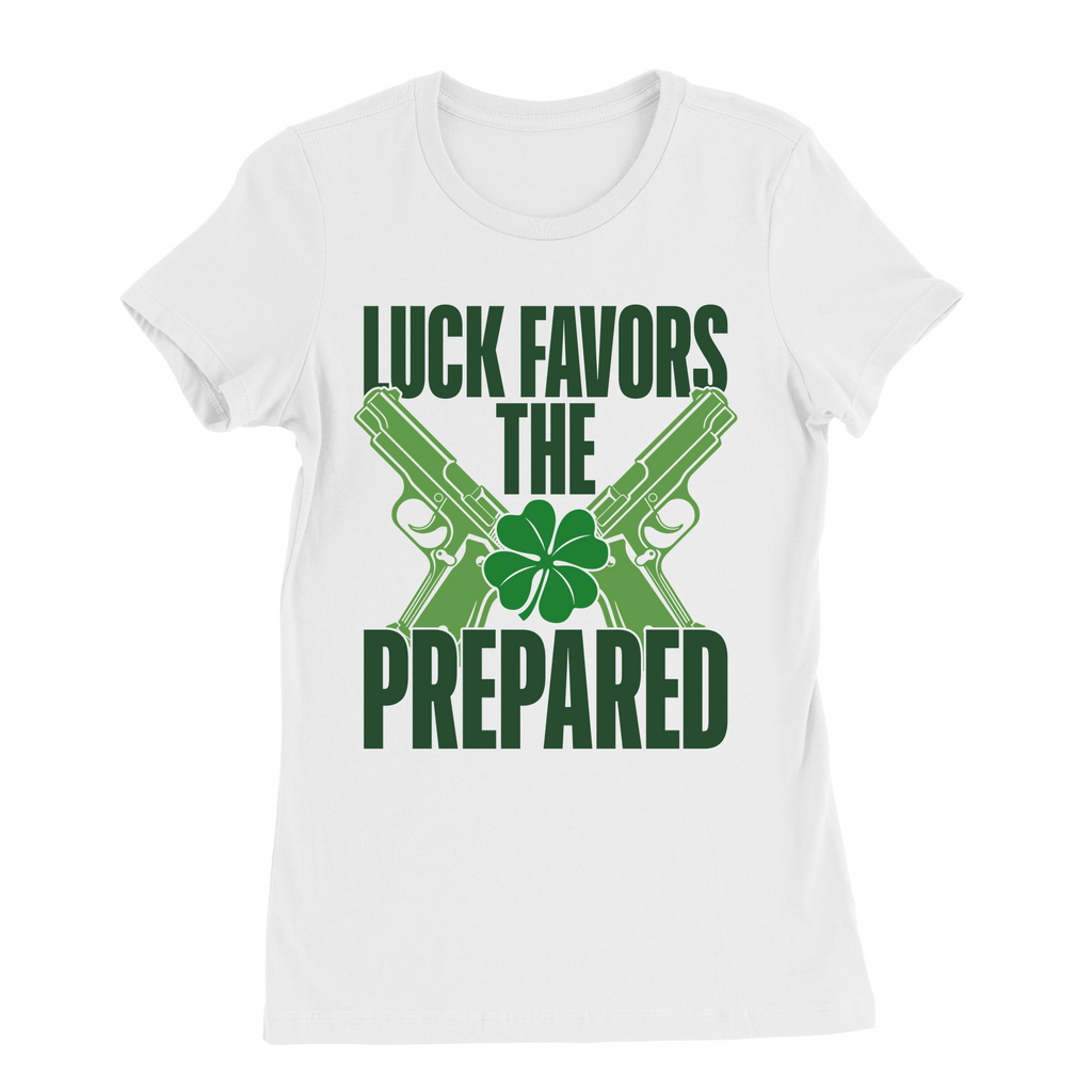 Luck Favors The Prepared Womens T-Shirt product image 2