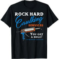 Rock Hard Caulking Services Funny Saying T-Shirt product image 1