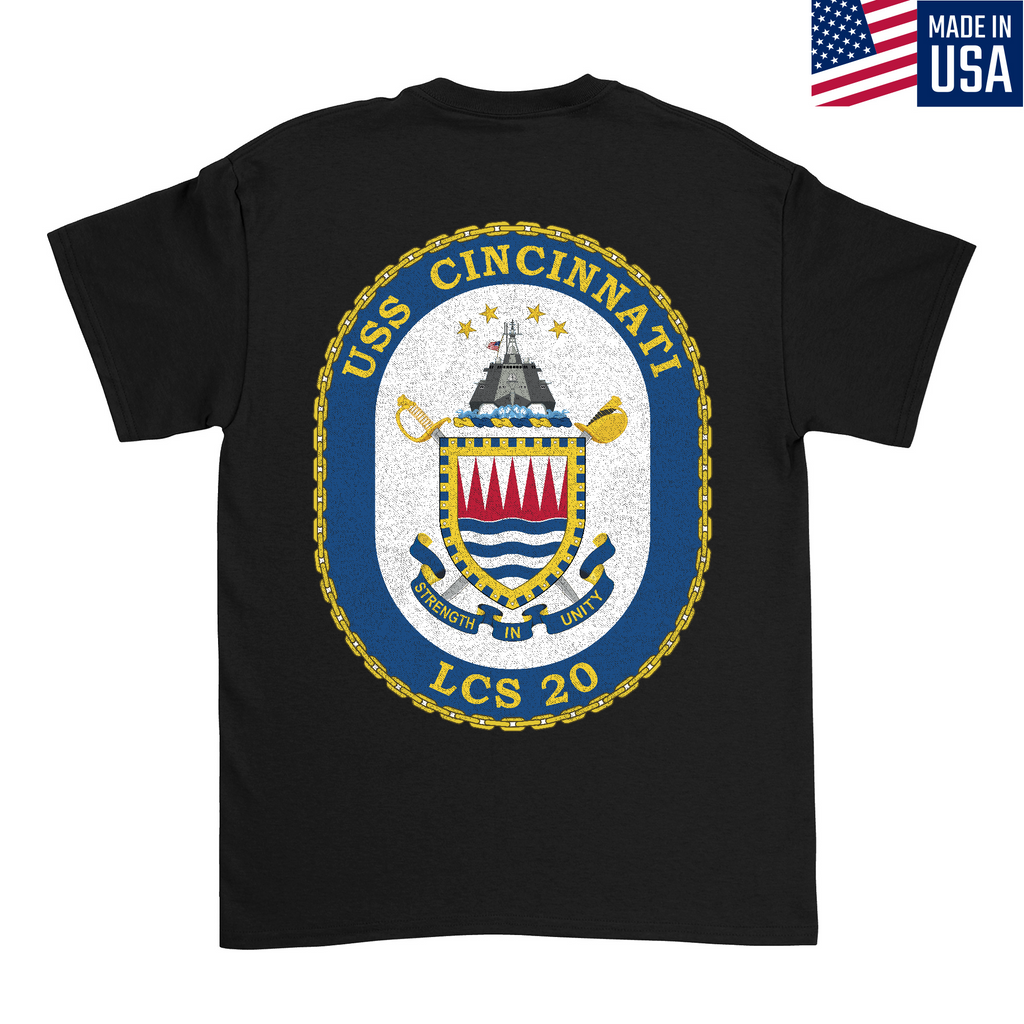 USS Cincinnati LCS 20 Men's T-Shirt product image 1