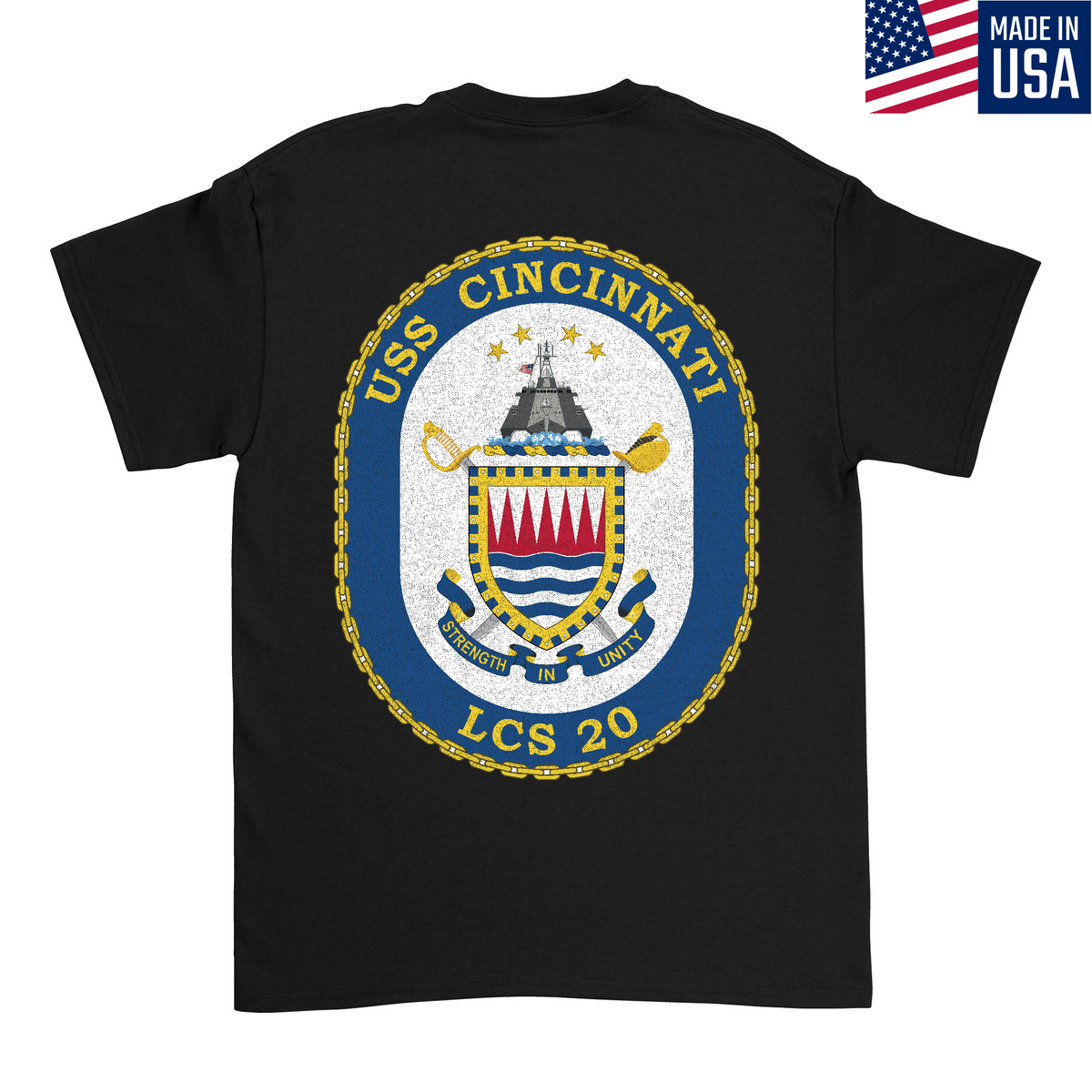 USS Cincinnati LCS 20 Men's T-Shirt product image 1