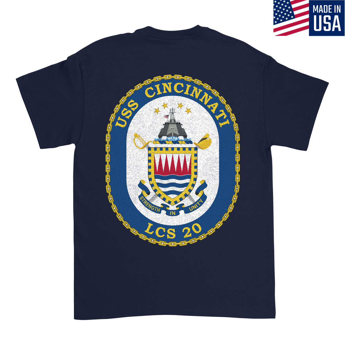 USS Cincinnati LCS 20 Men's T-Shirt product image 3