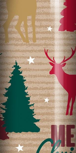 4 Metres Christmas Gift Wrap - Sim Kraft