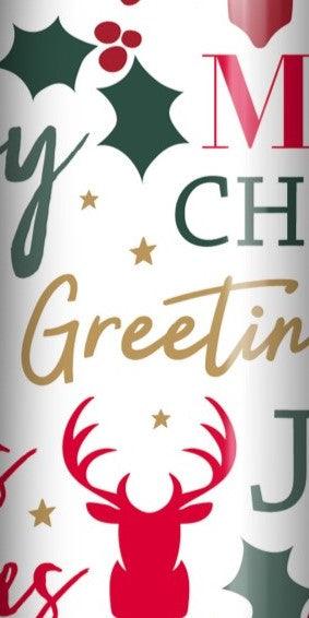4 Metres Christmas Gift Wrap - Sim Kraft