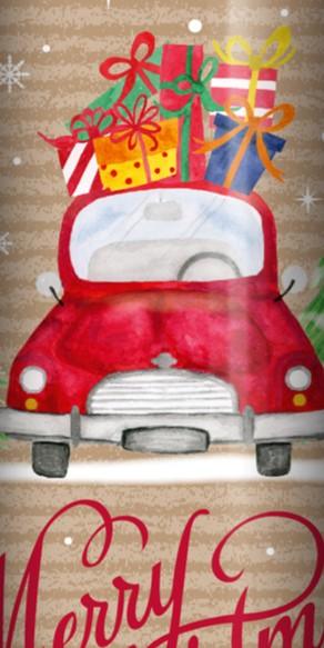 4 Metres Christmas Gift Wrap - Sim Kraft