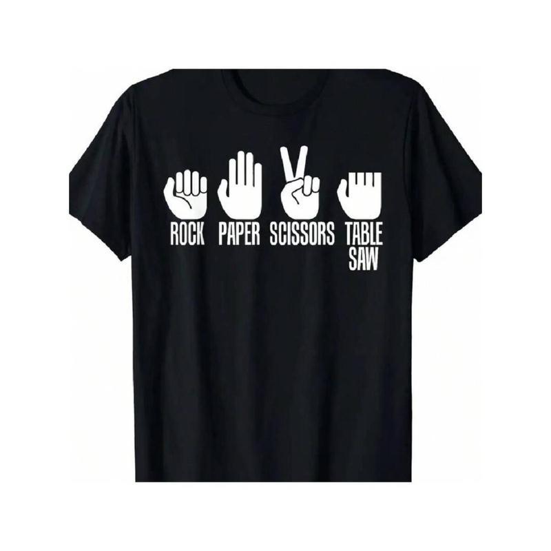 Rock Paper Scissor Table Saw T-Shirt product image 1