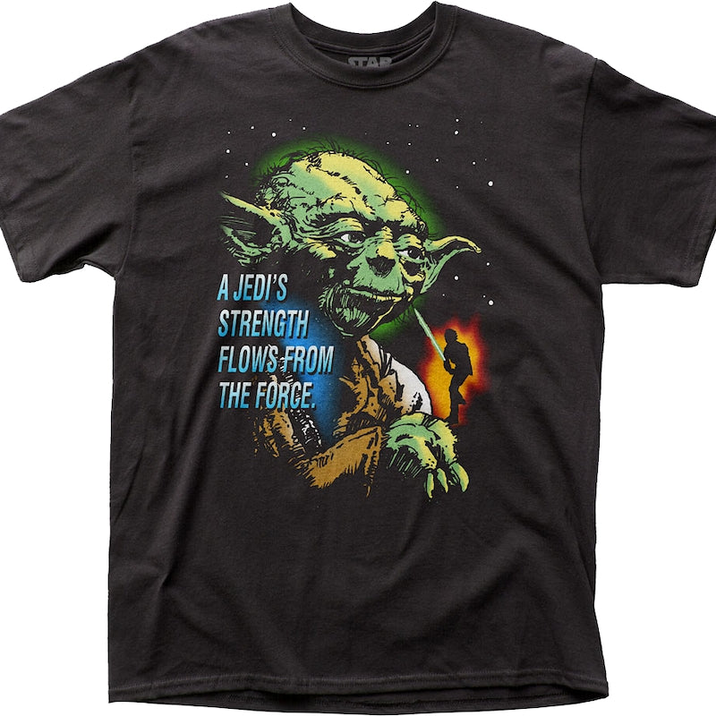 A Jedi's Strength Flows From The Force Star Wars T-Shirt product image 1