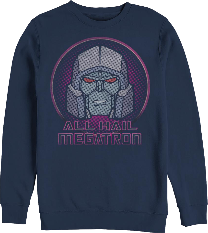 All Hail Megatron Transformers Sweatshirt product image 1