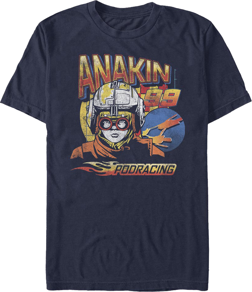 Anakin Skywalker Podracing Logo Star Wars T-Shirt product image 1