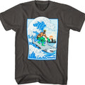 Aquaman Shark Surfing DC Comics T-Shirt product image 1