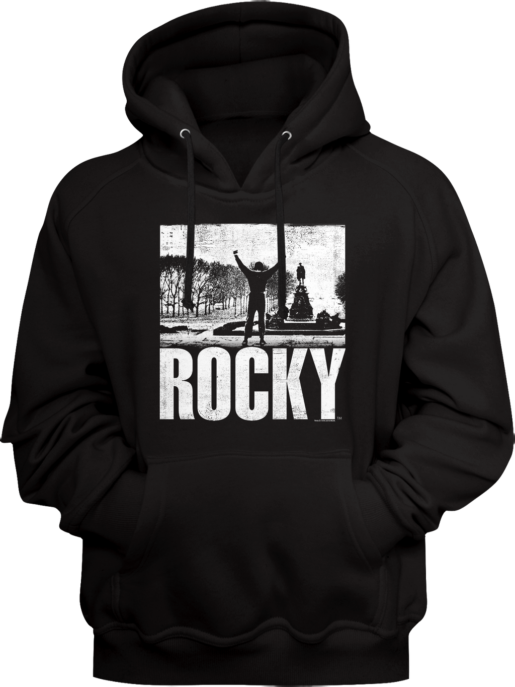 Black AC Arms Raised Rocky Hoodie product image 1