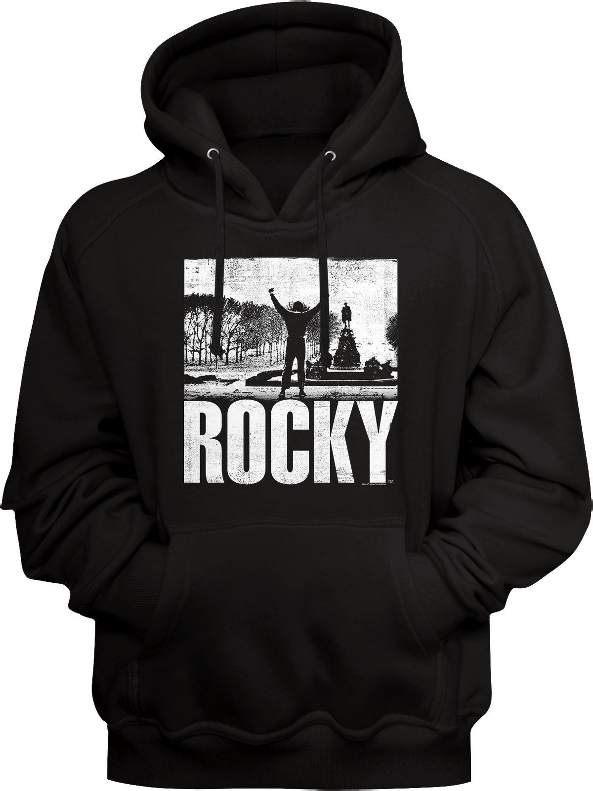 Black AC Arms Raised Rocky Hoodie product image 1