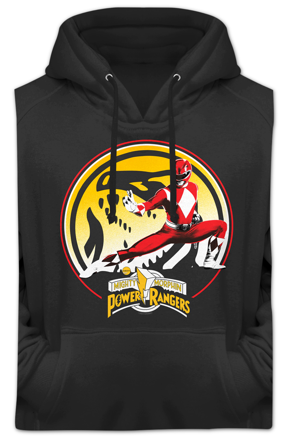 Tyrannosaurus Power Coin Mighty Morphin Rangers Hoodie product image 2