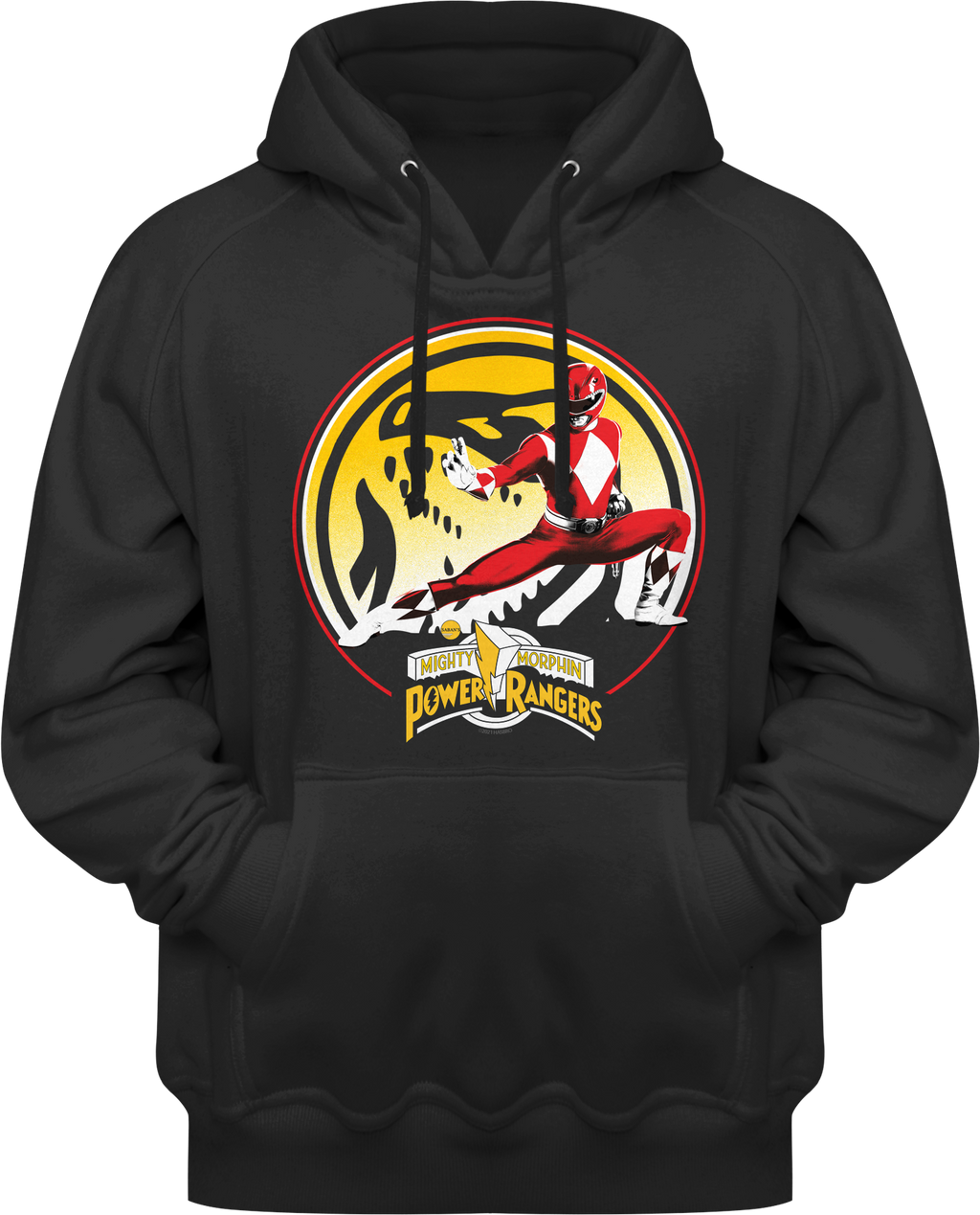 Tyrannosaurus Power Coin Mighty Morphin Rangers Hoodie product image 1