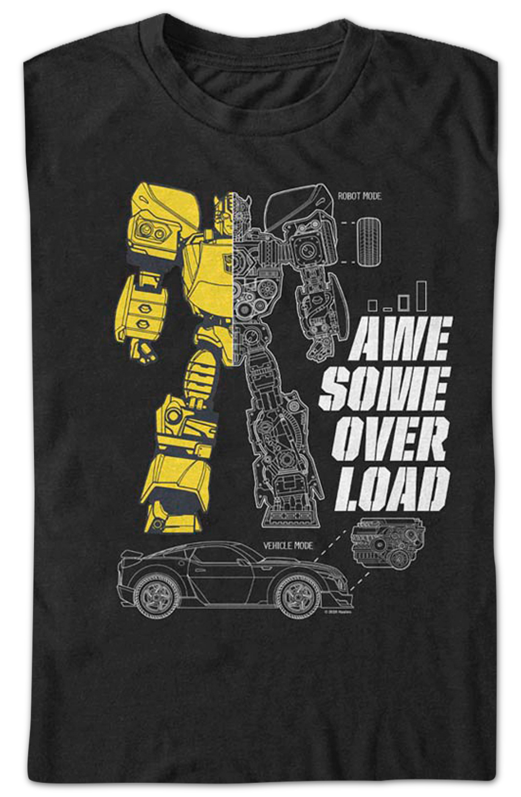 Bumblebee Awesome Overload Transformers T-Shirt product image 2