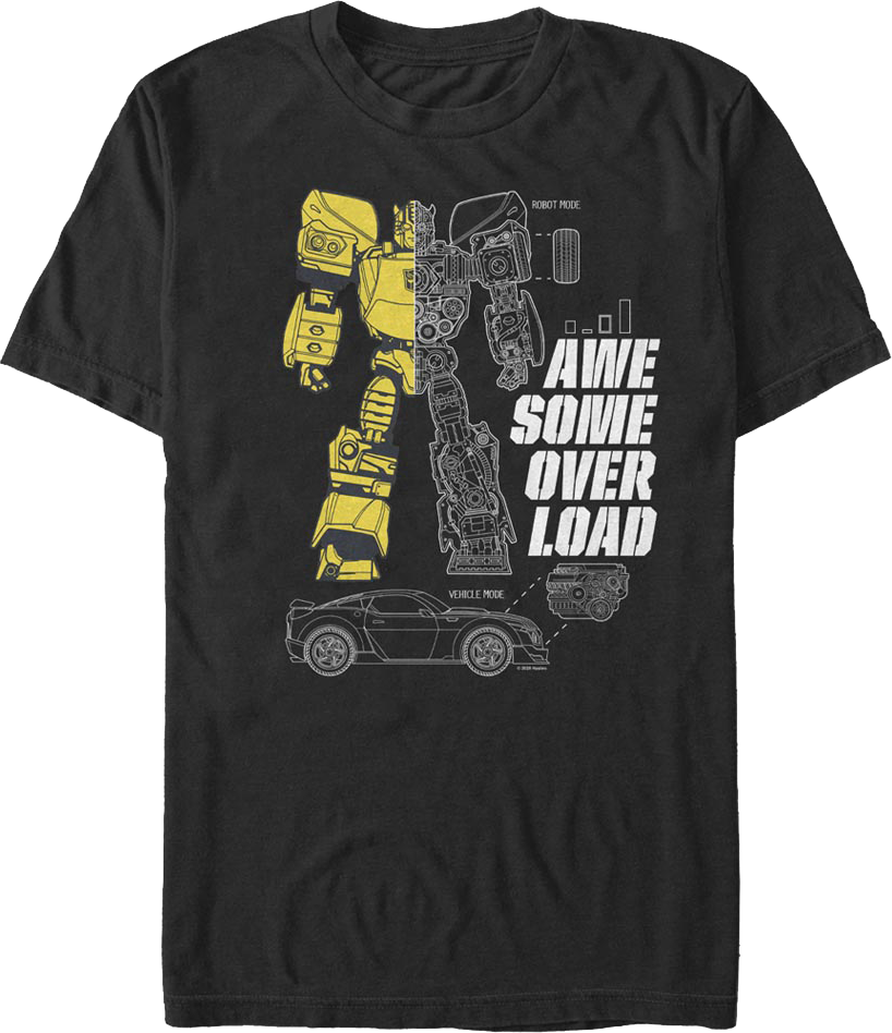 Bumblebee Awesome Overload Transformers T-Shirt product image 1