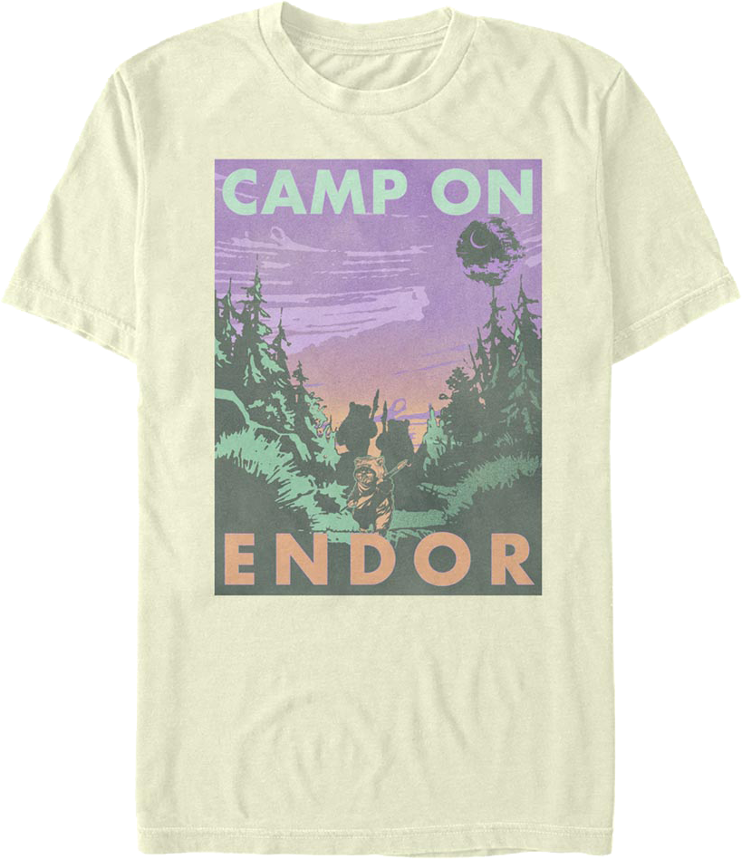 Camp On Endor Star Wars T-Shirt product image 1