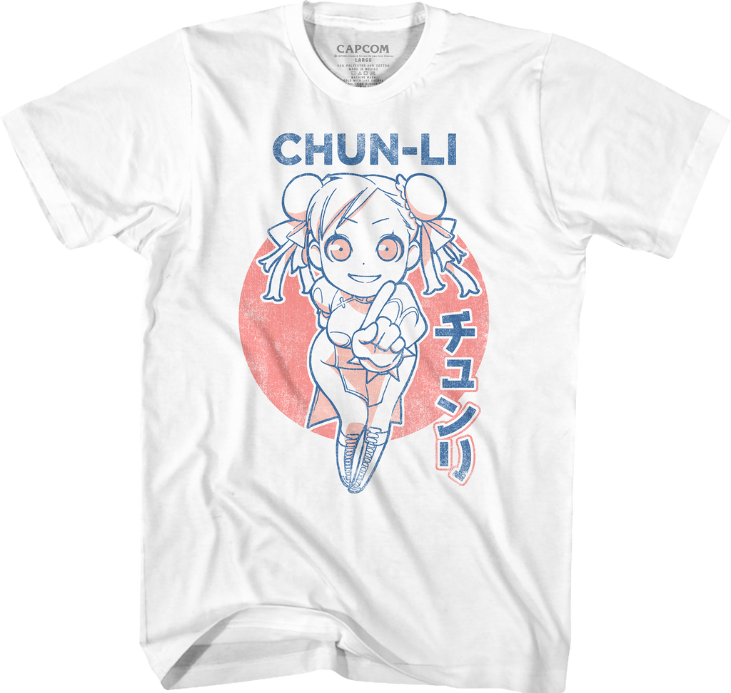 Chibi Chun-Li Street Fighter T-Shirt product image 1