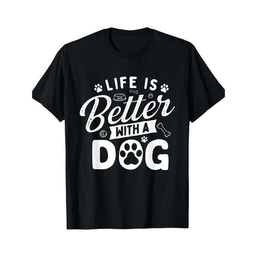 "Life is Better with a Dog" Graphic T-Shirt product image 1