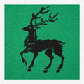 December Stag Prancing Deer Silhouette with Antlers product image 1