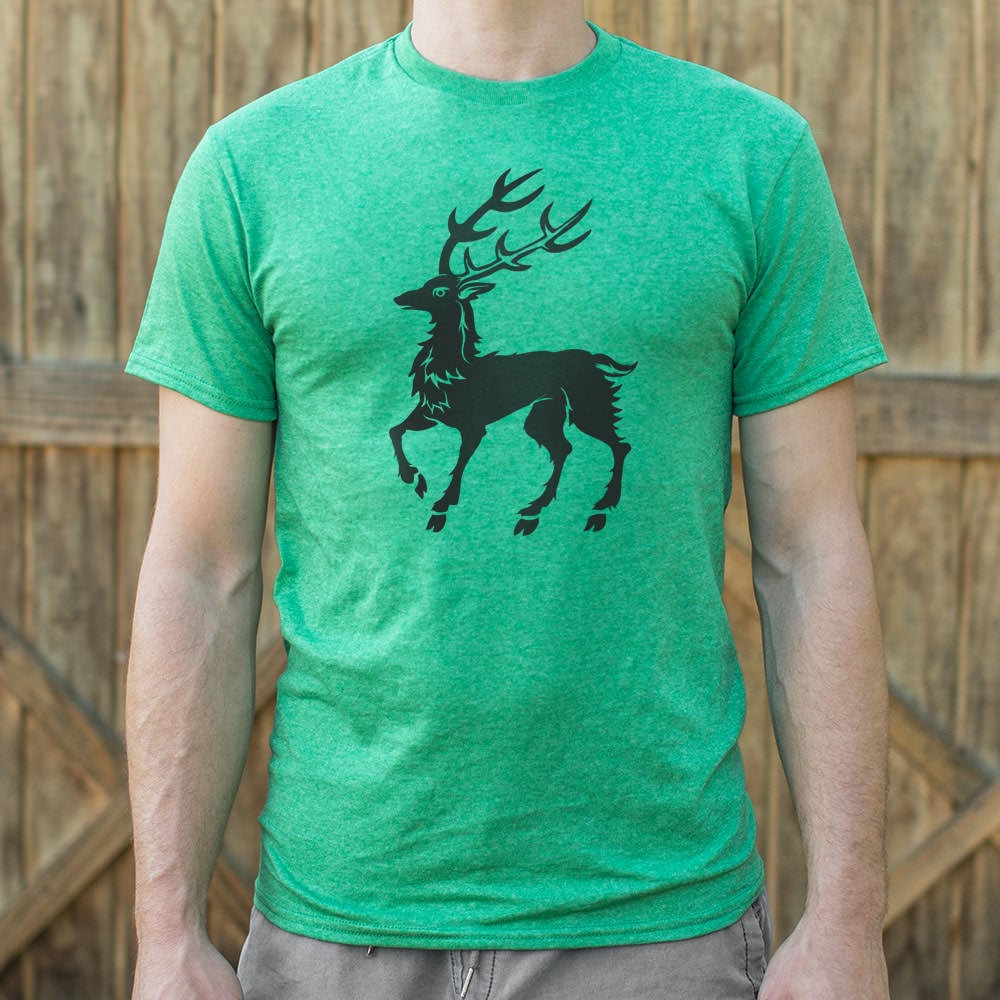 December Stag Prancing Deer Silhouette with Antlers product image 2