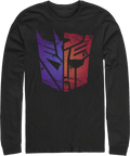 Decepticons Autobots Split Logos Transformers Long Sleeve product image 1