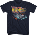 Distressed DeLorean Time Machine Back To The Future T-Shirt product image 1