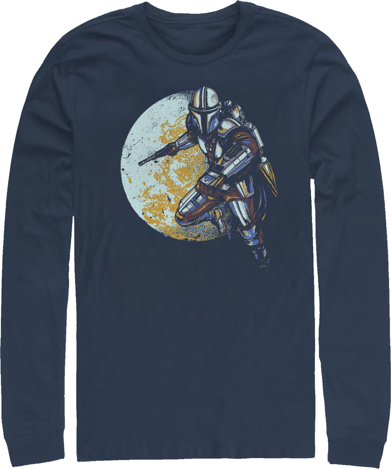 Full Moon The Mandalorian Star Wars Long Sleeve Shirt product image 1