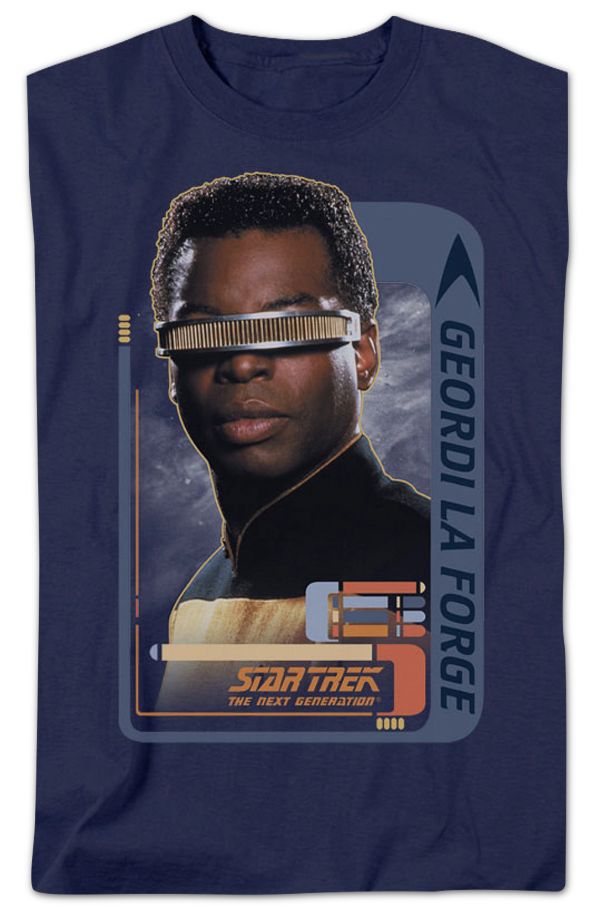 Geordi La Forge Star Trek The Next Generation T-Shirt product image 2