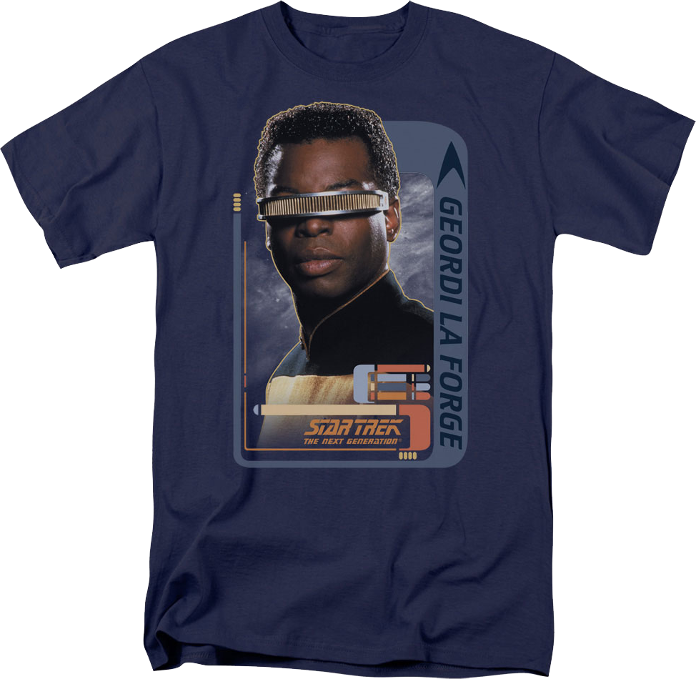 Geordi La Forge Star Trek The Next Generation T-Shirt product image 1