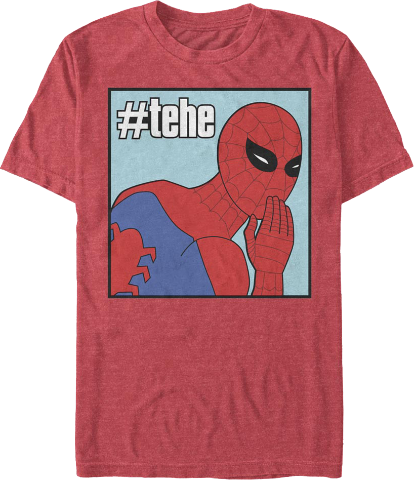 Hashtag tehe Spider-Man T-Shirt product image 1