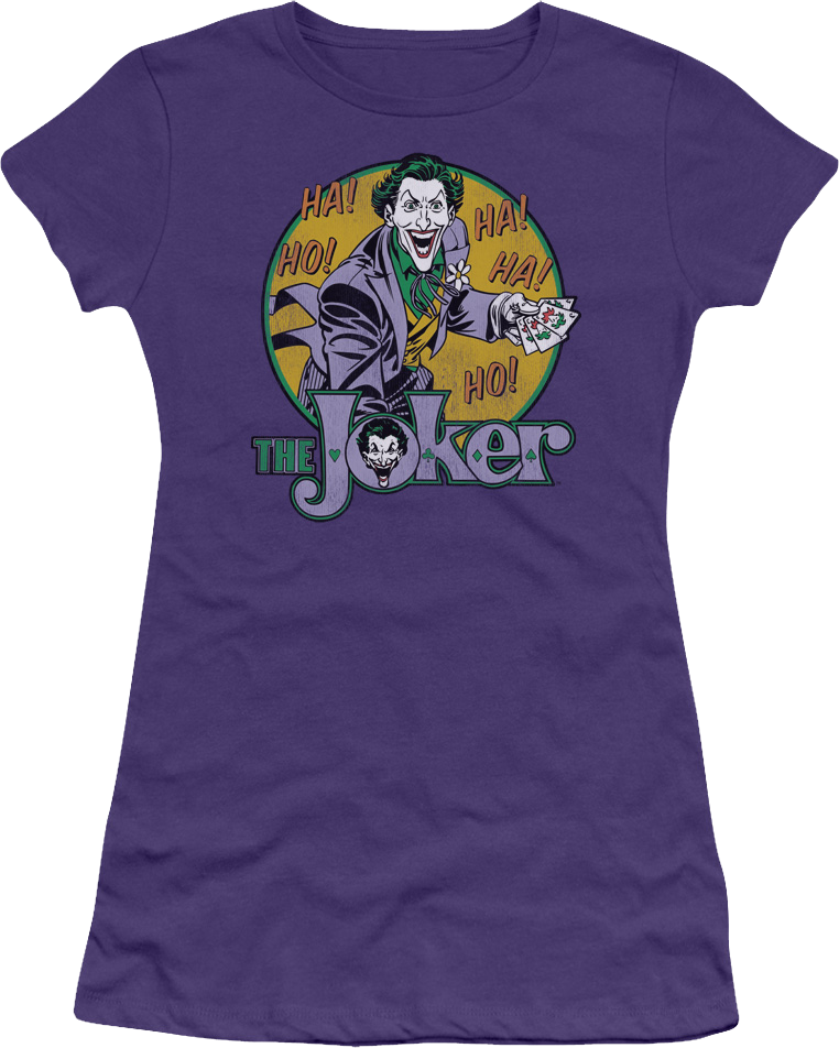 Ladies Laughing Joker Batman Shirt product image 1