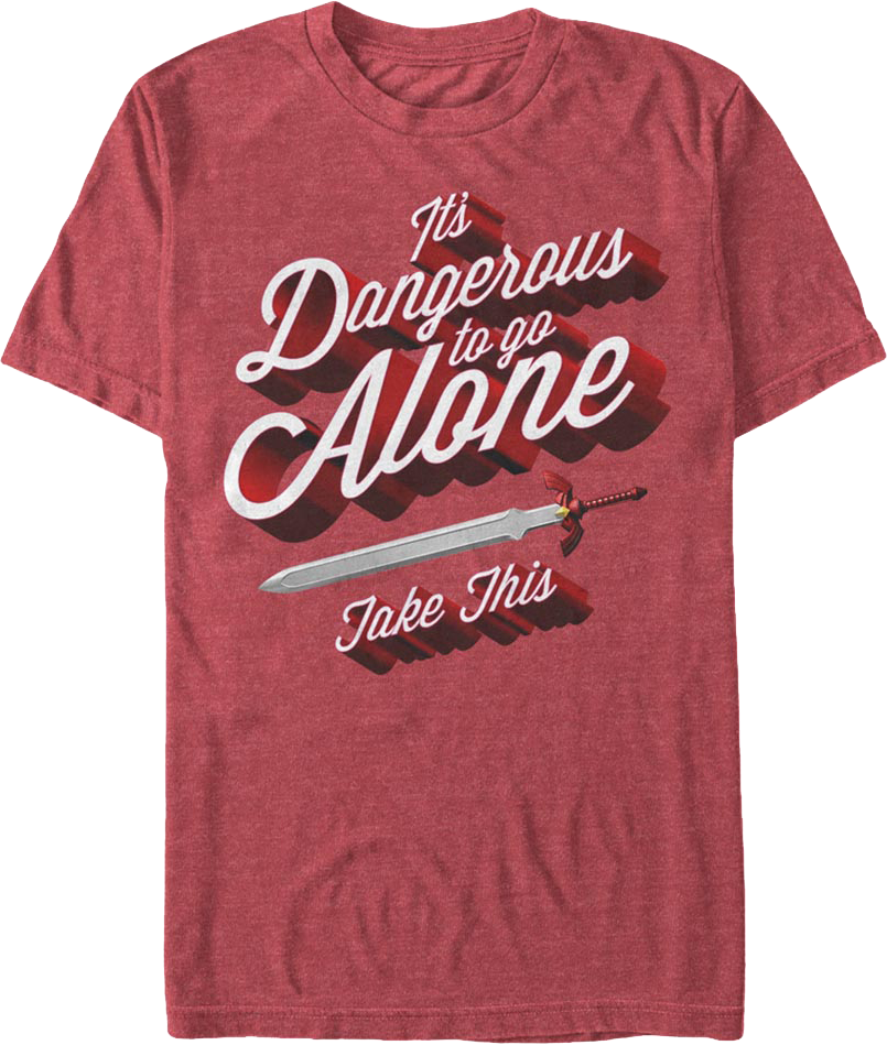 Legend Of Zelda It's Dangerous To Go Alone Take This product image 1