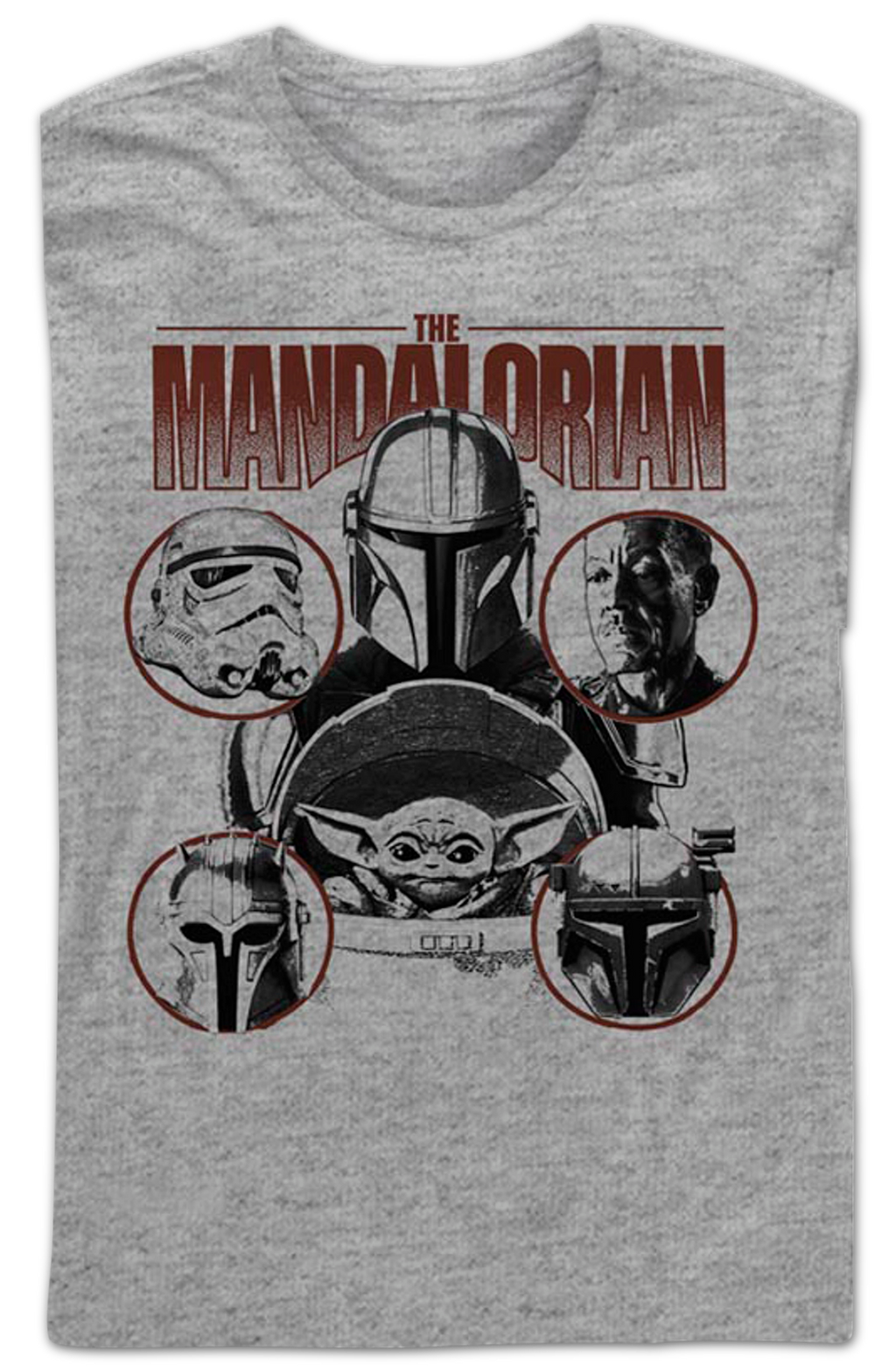 Mandalorian Characters Collage Star Wars Long Sleeve Shirt product image 2