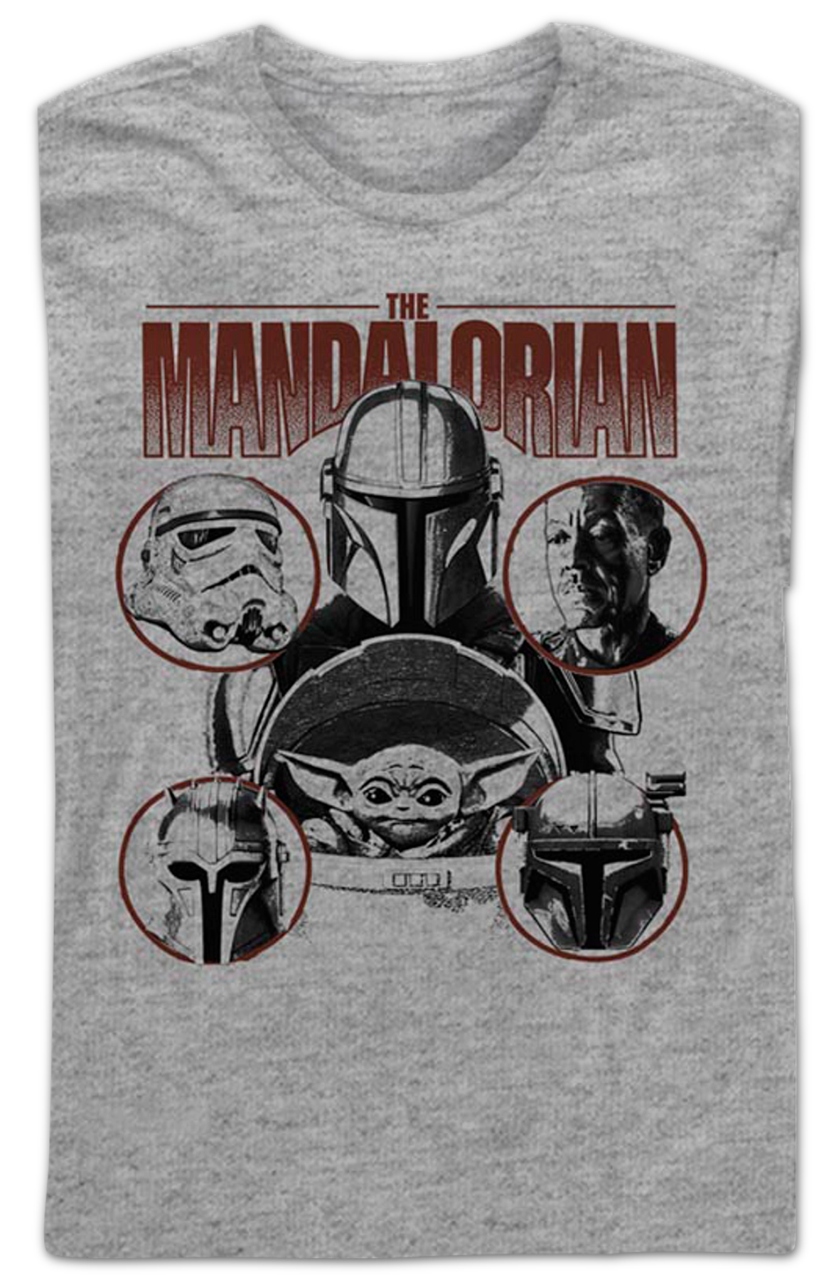 Mandalorian Characters Collage Star Wars Long Sleeve Shirt product image 2