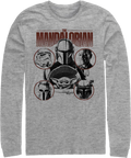 Mandalorian Characters Collage Star Wars Long Sleeve Shirt product image 1