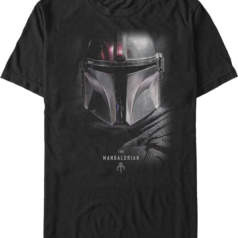 Mandalorian Close-Up Star Wars T-Shirt product image 1
